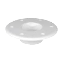 Table Bottom Plate, Flushmount, Ø190mm-Η.10mm, White
