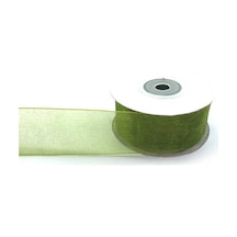 Organze Kurdele 2.5cm x 22m Yeşil