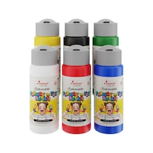 Ana Renkler Parmak Boyası 6'lı Set 6x60ml