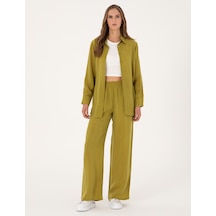 Pierre Cardin Kadın Yeşil Pantolon Kanvas-chino 50313692-vr257 Yeşil