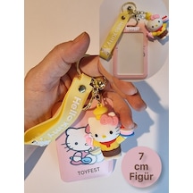 Hello Kitty Figür Anahtarlık Çanta Aksesuarı Ve Kartlık 2 Si Bir Arada - Model 2