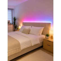 5 Metre Kumandalı Rgb Led Şerit 5050 Smd 54 Led/m Renk Değiştiren Ambiyans Aydınlatma Çokrenkli