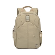 Smart Bags Mikro Poly Kumaş Küçük Boy Kadın Sırt Çantası 3334 Vizon