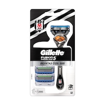 Gillette Fusion ProGlide Tıraş Makinesi + Yedek Tıraş Bıçağı 4'lü Beşiktaş Ozel Seri