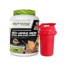 Proteinli Öğün Tozu Öğün Yerine Geçen Besleyici Shake Çikolata Bisküvi Aromalı 20 Servis 1000 Gr Shaker Hediyeli