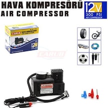 Hava Kompresörü 12v 300 Psi Siyah