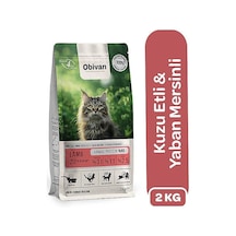 Obivan Kuzu Etli Ve Yaban Mersinli Yetişkin Kedi Maması 2 Kg