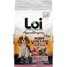 Loi Hipoalerjenik Kuzu Etli Küçük Irk Yavru Köpek Maması 3 KG