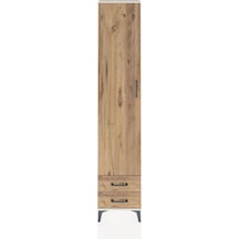Arges Dolap 5 Raflı 2 Çekmeceli Tek Kapaklı 44x30x221 Aytaşı-çam Aytaşı