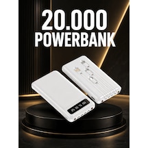 20.000mah Pd Powerbank Led Işık Lcd Ekran Dahili Kablo Çoklu Giriş Yeni Nesil Diğer 12458704