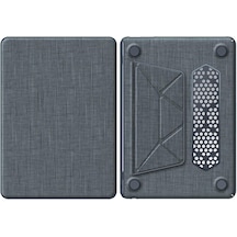 Macbook Uyumlu Pro 13inç A2159 A1989 A1706 A1708 Kılıf Nubuk Üçgen Standlı Havalandırmalı Kapak 2019/2016 Gri