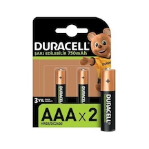 Duracell Şarjlı 750 Mah Aaa İnce Pil