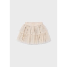 Mayoral Bej Kız Çocuk Tül Etek 4906 Bej