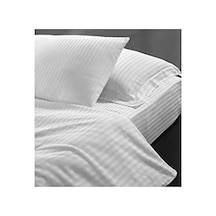 Otel Yastık Kılıfı Pamuk Saten 2 Adet Beyaz 50x70 Sedna 50 x 22
