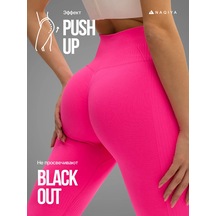 Naqıya Geniş Bel Bandı Ve Push Up Özellikli Spor Tayt 203945240 Kraliyet Pembesi