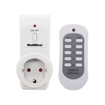 Wellhise Tekli Uzaktan Kumandalı Priz 1+1 3680w