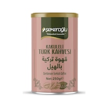 Şekeroğlu Kakuleli Türk Kahvesi Silindir 250 G