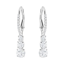 5416155 Swarovski Küpe Attract Trilogy:Pe Rnd Czwh/Rhs Gümüş