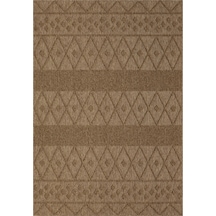 Seyran Loopy 620 Kahve Halı Ince Mutfak Kilim Salon Kesme Halı Yolluk Kahve