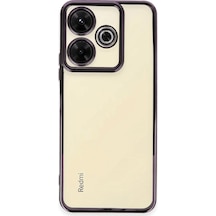 Xiaomi Redmi 13 4g Kılıf Kamera Korumalı Lensli Silikon - Mor