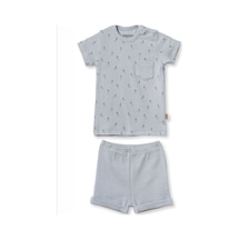 Babycosy 2li Takım Şortlu Gri Açık Gri