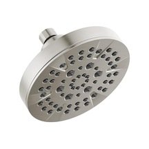 Delta -5-sprey Fırçalanmış Nikel Duş Başlığı, Delta Duş Başlığı Fırçalanmış Nikel, Duş Başlıkları, 1,75 Gpm Akış Hızı, Paslanmaz 52535-ss 000 Açık Krem