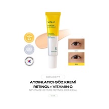 Retinol Ve C Vitamini İçeren Aydınlık Görünüm Sağlayan Conceal Göz Kremi Vita C Eye Cream