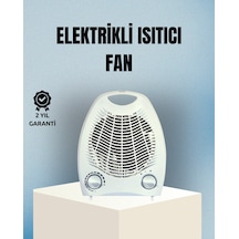 Fanlı Elektrikli Isıtıcı - 3 Kademeli Isı Ayarı Ve Güvenli Kullanım