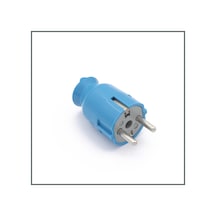 Palazzoli Spın Serisi Schuko Fiş Ip20 (termoplastik) 250v 2p+e 10