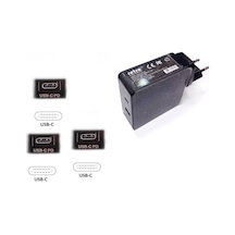 Apple Uyumlu MacBook Pro A1989 2019 Notebook Adaptör - Şarj Cihazı / Retro - 2-in-1 Usb Ve Usb-c