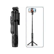 Sf-11 Bluetooth Kumandalı Uzatılabilir Selfie Stick Tripod Kablosuz Çekim Destekli, Katlanabilir Ve Taşınabilir Tasarım Beyaz - Çok Renkli