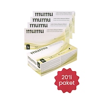 Mumu Pudrasız Lateks Muayene Eldiveni 20 x 100 Adet