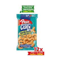 Paşa Kuruyemiş Kaju Fıstığı 12 x 40 G
