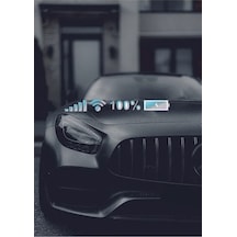 Şarj Yüzdesi Hologram Sticker Folyo