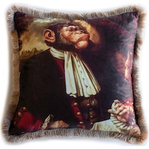 Mr. Monkey Kadife Yastık/kırlent Dolgu Boncuk Elyaf Uluslararası Yıkama Ve Solmama Sertifikası Çok Renkli