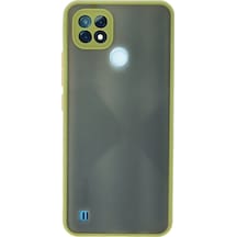 Realme C21 Kılıf Montreal Silikon Kapak - Açık Yeşil