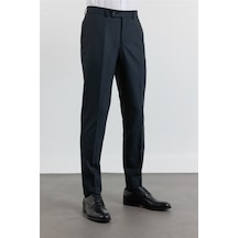İmza Lacivert Gabardin Yan Cep Açık Paça Basic Slim Fit Esnek Classic Pantolon 1003255013 Basic Lacivert