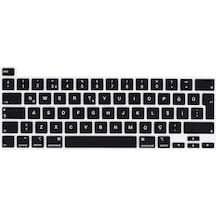 Apple Uyumlu MacBook Pro 13.3' 2020 A2251 Q Klavye Koruyucu Silikon Ped 001
