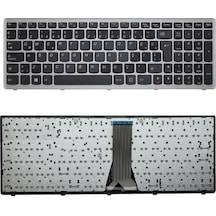 Gümüş-çerçeveli, Notebook Klavye - Lenovo S500 20248, 6557 Muadili İle Uyumlu