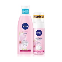 Nivea Kuru Ciltler İçin Yatıştırıcı Yüz Yıkama Köpüğü 150 ML + Badem Yağlı Yatıştırıcı Tonik 200 ML