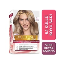 L'oreal Excellence Cool Creme Saç Boyası - 8.1 Küllü Koyu Sarı
