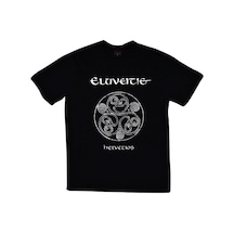 Eluveitie Baskılı Unisex %100 Pamuk Siyah T-shirt SIYAH