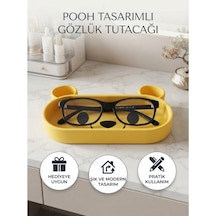 Sarı Ayıcık Tasarımlı Gözlük Tutucu Ve Çok Amaçlı Organizer