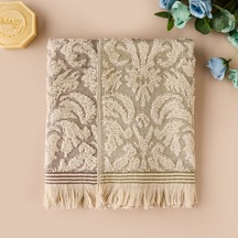 Soft 2'li Mutfak Havlusu - Yeşil / Bej - 30x50 Cm Çok Renkli