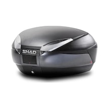 Sh48 Motosiklet Arka Çanta Topcase Siyah 48 Litre