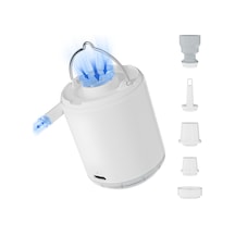 Geeksen "taşınabilir Şarjlı Şişirme Pompası - 2000mah Pil, 6 Nozul, Led Işık, Hızlı Şişirme"