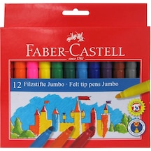 Faber-Castell Jumbo Keçeli Kalem 12’li