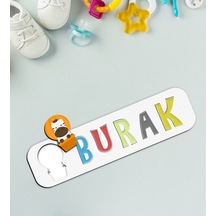 Bk Toys Çocuklara Özel İsimli Figürlü Ahşap Eğitici Yapboz Puzzle-6