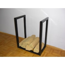 Metal Odunluk Dekoratif Şömine Yanı Minimalist Odunluk Diğer