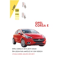 Opel Corsa E 2015-2019 Arası Ön Uzun Far Ampülü 2 Adet Sarı Ren